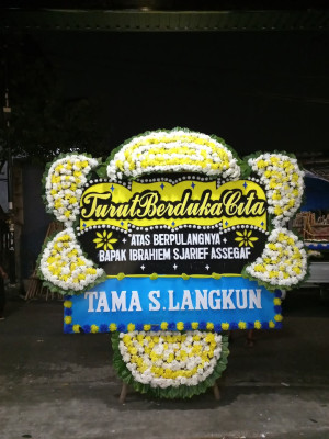 Papan Bunga Duka di Bakung Serumpun